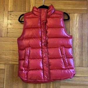 Red Puffer vest